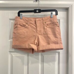 Sonoma Women's Light Peach Jean Shorts